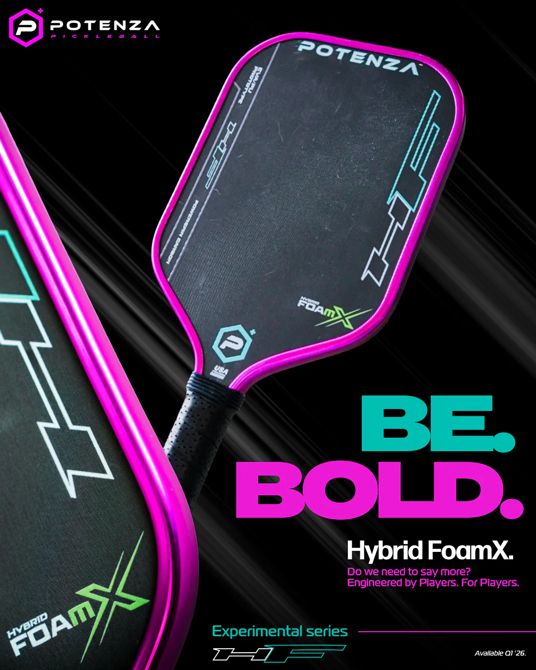 Hybrid FoamX Paddle, Metallic Edge